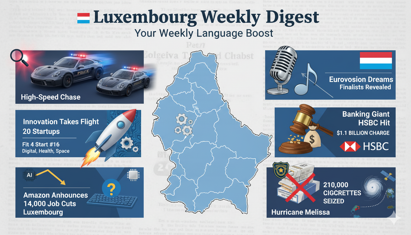 Luxembourg This Week: Stolen Porsches, Billion-Dollar Verdicts & Eurovision Dreams